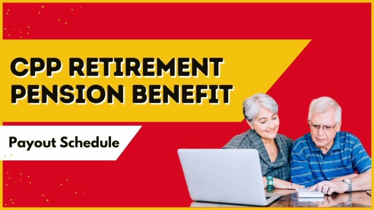CPP Retirement Pension Benefit